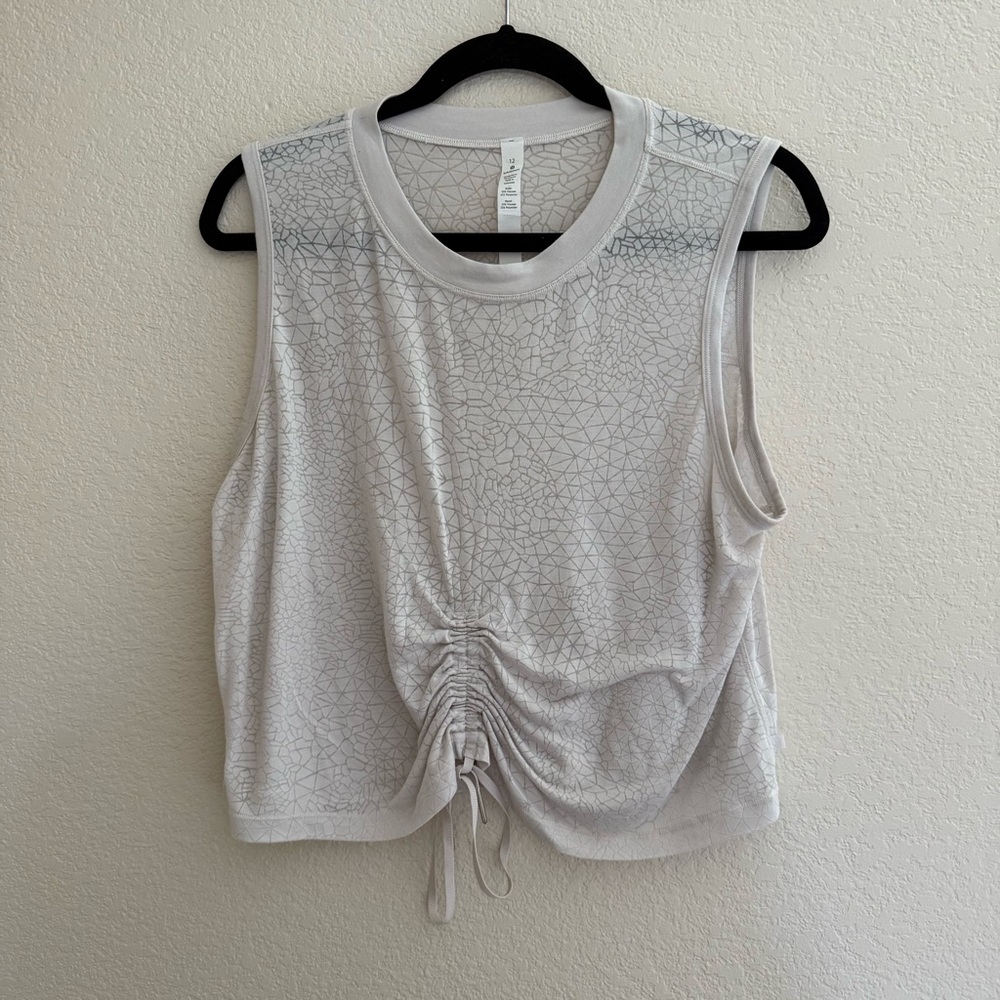 Women's lululemon Sleeveless Ruched Top - Light Gray